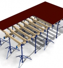 Опалубка перекрытия на телескопических стойках